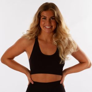 DIVINE - BLACK SPORTS BRA