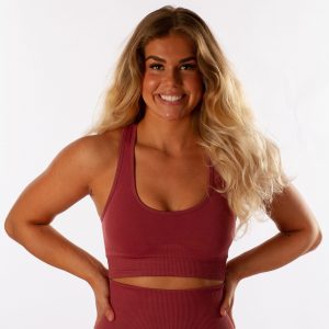 DIVINE - RED SPORTS BRA